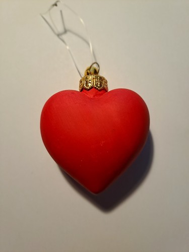 Pallina cuore ceramica - cuore,