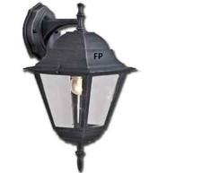 Lanterna New York H39 A Muro Nera, Lampada,PLAFONIERA,LAMPIONE ESTERNO 