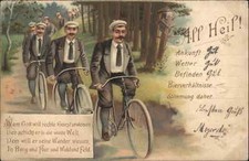 Cartolina antica uomini