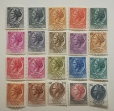 Francobolli italia 1955 - italia,