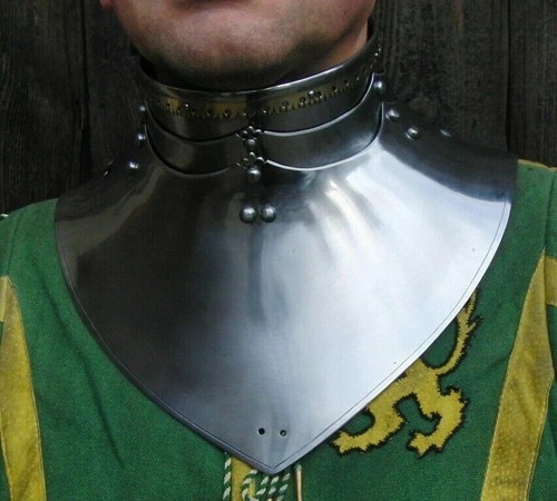Viking steel gorget - neck, armor