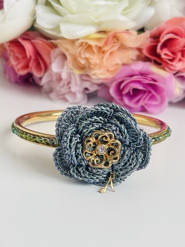 Bracciale fiore azzurro - fiore, 🌺