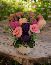 Fiori fatti all’uncinetto 
