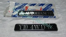 AUTOBIANCHI Y10 4WD I.E STEMMA BAULE LOGO SIGLA SCRITTA BADGE SCRIPT EMBLEM