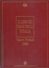 Libro francobolli Italia 1989 - nuovi - Buca delle lettere.