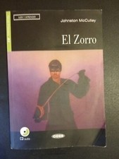 LIBRO El Zorro. Con CD Audio- J.MCCULLEY.CIDEB.1 ED.2013.BUONE CONDIZIONI.