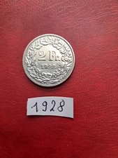 Svizzera moneta d'argento da 2