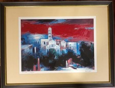 EZIO FARINELLI STAMPA RITOCCATA A TEMPERA