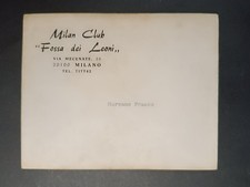 busta originale MILAN CLUB FOSSA dei LEONI