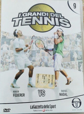 i grandi del tennis roger federer vs rafael nadal	dvd	editoriale 	gazzetta nuovo