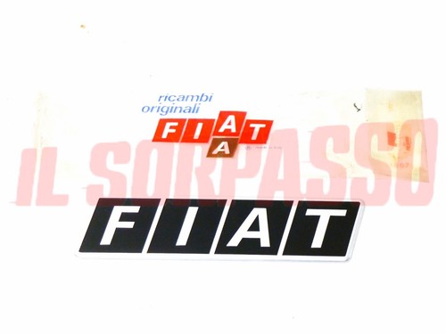 Scritta frontale calandra fiat - scritta,