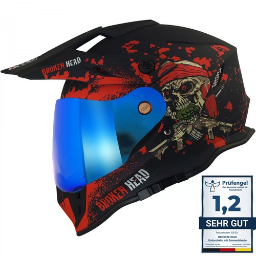 Casco enduro jack vx2 rot - casco,