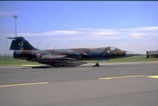 original 35 mm aircraft slide AMI AMI F104S 36-01 mm6826 Wagdington 28.4.90