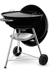 Weber Compact Kettle 57 cm Barbecue a Carbone - Nero USATO 3 Volte MAX