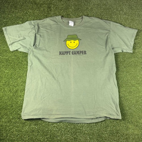Gildan happy camper smiley - happy,