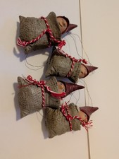 Nisserikier Trappola Viaggio Norvegese Bambini Gnomi Elfi Ornamenti Natalizi 2,5 in 4