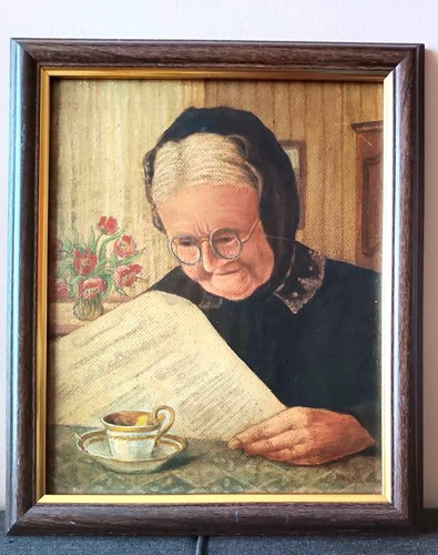 Dipinto olio epoca - dipinto, ad