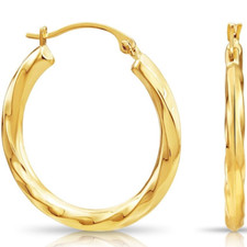 Orecchini a cerchio medio