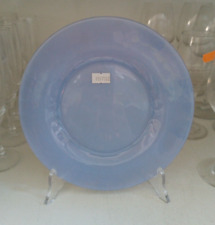 Piatto Dessert Effetre Murano Azzurro Opalino 20cm Vintage