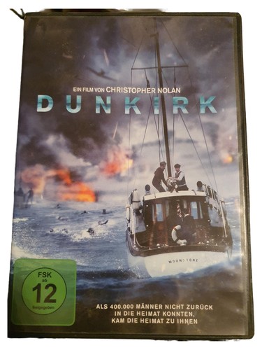 Dunkirk dvd christopher nolan - dvd,