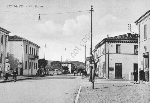 Cartolina predappio via - cartolina, roma