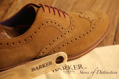 Scarpe oxford brogue barker - scarpe,