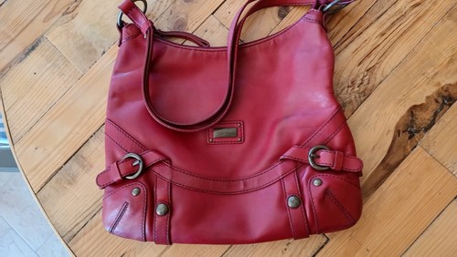 Borsa donna pelle rossa - borsa, in