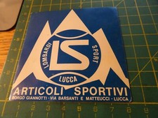 ADESIVO STICKER kleber vintage ARTICOLI SPORTIVI LS LOMBARDI SPORT LUCCA