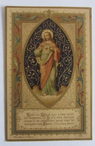 Canivet santino holy card - canivet,
