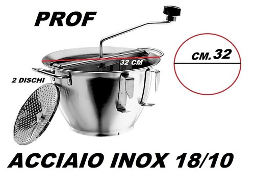 Pinti inox passaverdure 32 - pinti, dm.