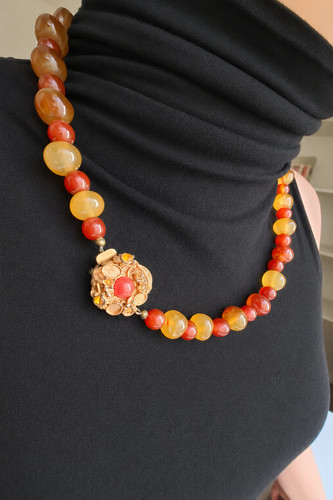 Collana vintage con perle