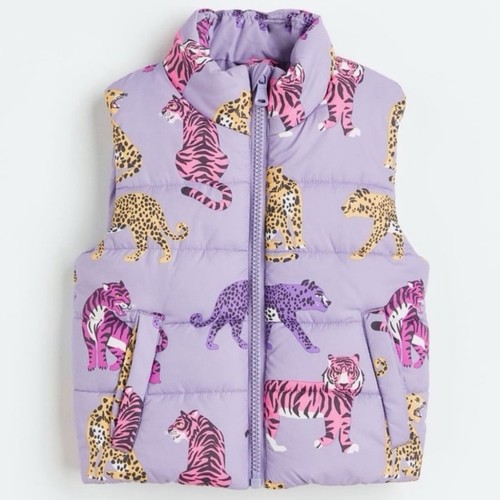 Gilet imbottito stampa - h&m,