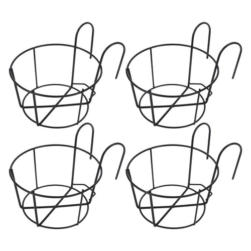 Fioriera per ringhiera rotonda