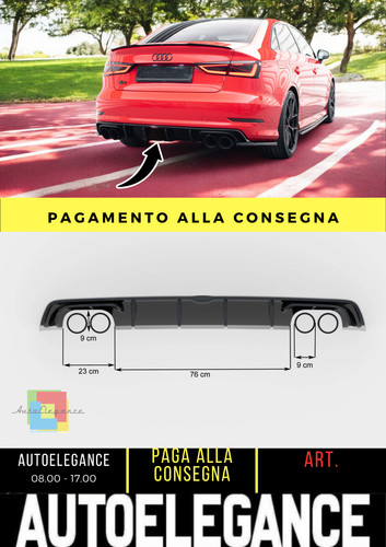 💫Diffusore posteriore nero