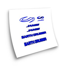STAR SAM® ADESIVI QUADRO JAMIS EARTH CRUISER ADESIVO TELAIO DECALCOMANIE BICI