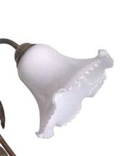 Vetro i ricambio paralume classico bianco E14 per abatjour lampadario Applique