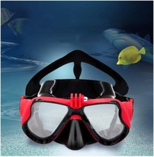 Maschera subacquea, colore rosso