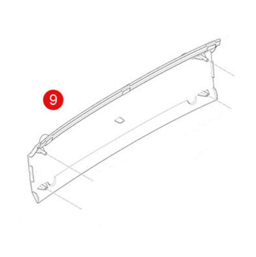 Z692r givi ricambio - givi, fascione