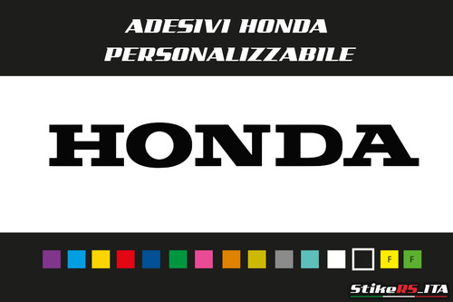 Adesivo personalizzato honda - adesivo,