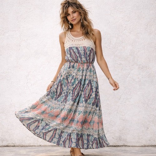 Maxi abito boho ibiza - maxi,