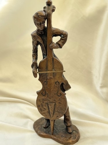 Violoncello musicale bronzo - violoncello,