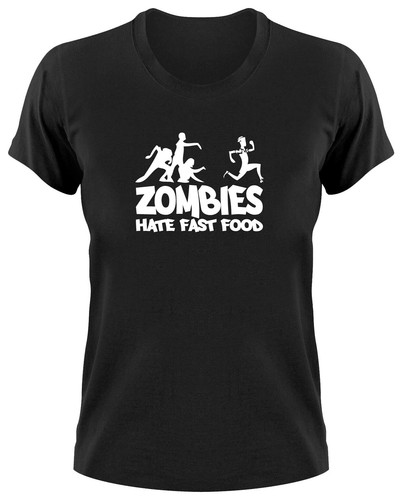 Zombies odiano fast food - zombies,