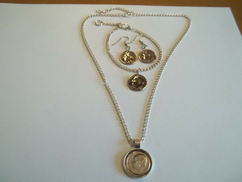 Dime coin set collana - dime,