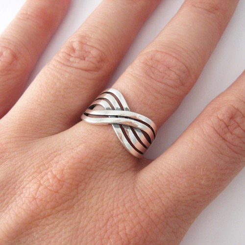 Bague infinity infini - , en