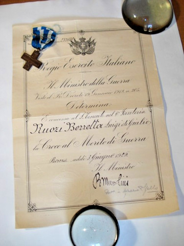 Medaglia merito guerra - medaglia, di