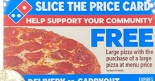 Dominos Slice the Price Pizza