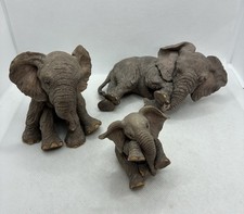 3x Tuskers Elephant Figures