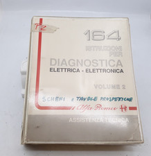 Manuale officina Alfa Romeo Alfa 164 tavole diagnosi elettrica elettronica Vol 2