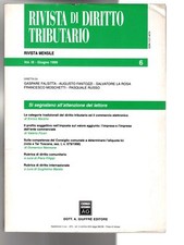 RIVISTA DI DIRITTO TRIBUTARIO - VOL IX, N 6, GIUGNO - 1999