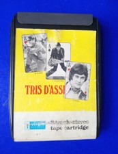 🔵CASSETTA STEREO 8 TRIS D'ASSI A.CELENTANO NICOLA DI BARI J.MAGLI CARTRIDGE 8🤣